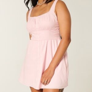 Hollister Button Front Mini Dress NWT